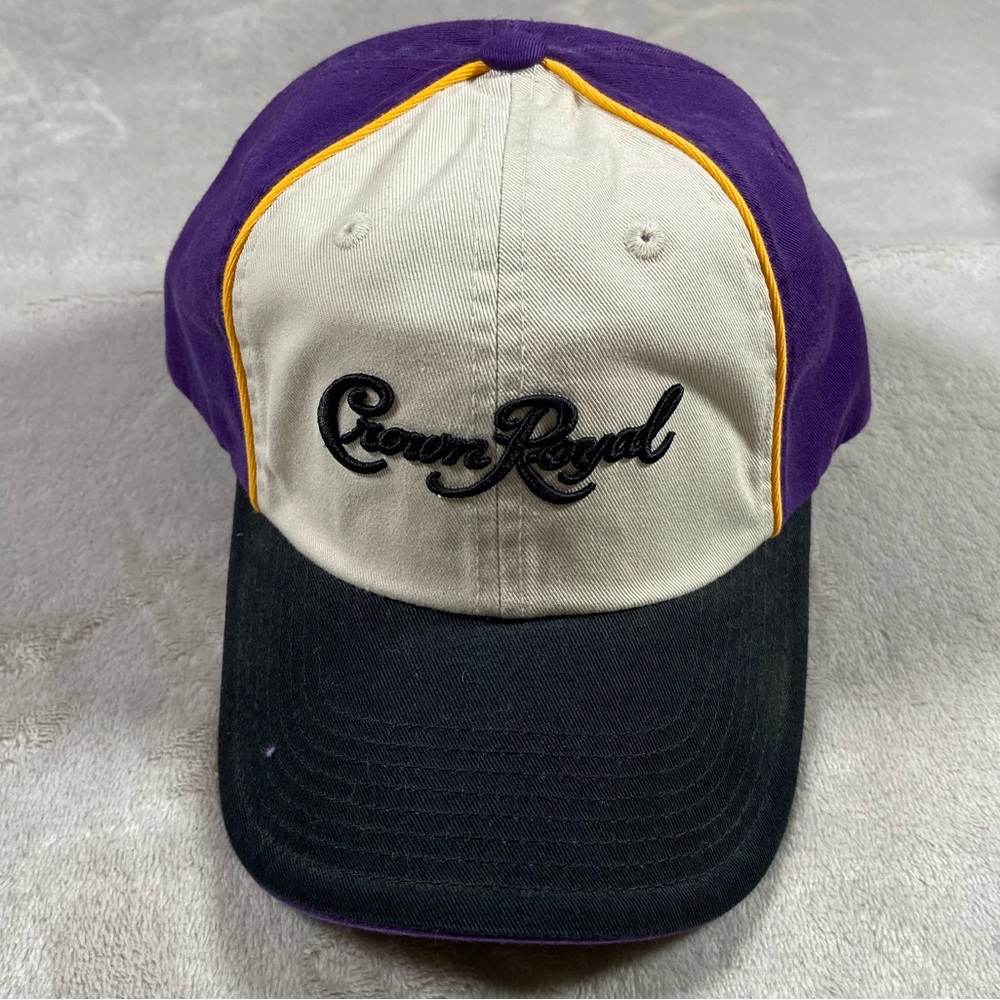 Vintage Crown Royal Hat One Size purple crown royal hat